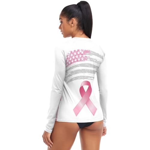 Rash Guard for Women UPF 50+ Swim Shirts Long Sleeve Sun Protection Beach Surfing Swimming Tops2