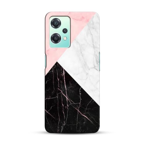 Image of COLORflow Back Cover Compatible with OnePlus Nord CE 2 Lite 5G | Beautiful Black White Pink Marble | Designer Printed Hard CASE Bumper Back Cover Compatible with OnePlus Nord CE 2 Lite 5G