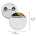 My Pronouns Are Pinback Buttons - Bulk Gender Pronoun for Conference - They Them He Him She Her Nonbinary Badges Name Tags (2.25 inch, 10 Pcs)