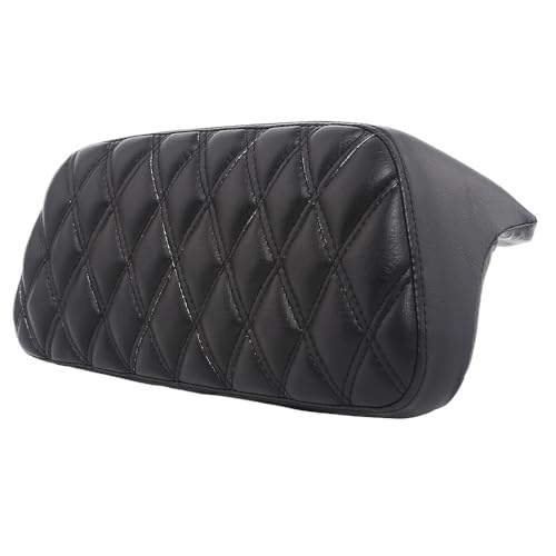 Coussin de dossier noir pour moto Chopped Tour Pack Touring et Tri Glide 2009-2022