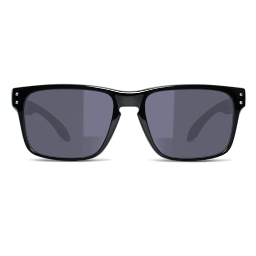 Image of BNUS Corning Glass Lens Sunglasses for Men Women, Polarized Option UV400 | Hard, scratch-resistant Corning glass lenses, UV protection, no-paint frame, spring hinges - ideal for driving & fishing