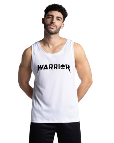 Image of Men's Polyester Printed Sleeveless Sports Gym Boxing Workout Activewear Bodybulding Gym Vest