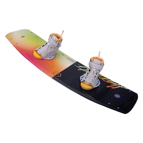 Hyperlite Cadence Womens Wakeboard 134 W/Viva Bindings Black/Yellow 134cm/(4-8.5)