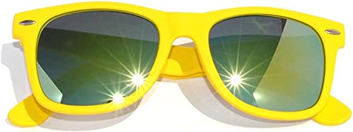 OWL Retro Vintage Sunglasses for Women Men, UV Protected Mirror Bulk Sunglasses, Matte Frame Rectangle Shades3