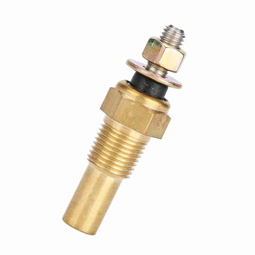 Sensor de Temperatura de Aceite 1/8 NPT, Unidad de Envío de Temperatura Universal Transmisor de Emisor de Temperatura Eléctrico de Latón para Coche de Aceite de Agua 0~150 ℃