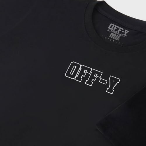 Camiseta Oversized Streetwear Off-Y Logo vazada (BR, Alfa, GG, Regular, preto)