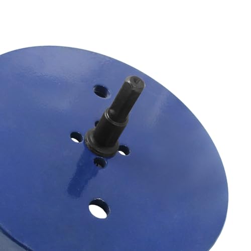 Image of Luomorgo 150mm /5 7 /8 inch Hole Saw, 1 1 /4 inch Cutting Depth HSS Bi-Metal Hole Cutter for Wood Cornhole Boards Plastic Drywall & Metal Sheet