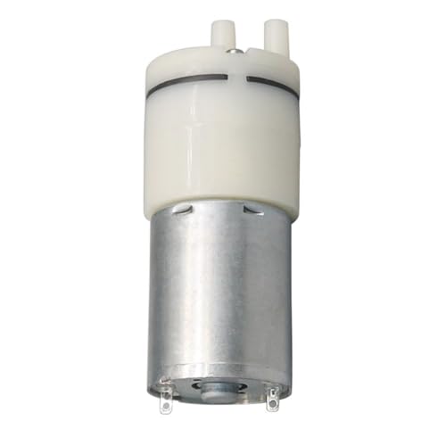 Vibsky Kleine Doppelkopf-Vakuum-Luftpumpe für Sauerstoffinhalatoren und Aquariumbelüftung, 3-5 V/6-12 V DC