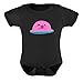 Generic Blobby Der BlobFish - Body para bebé con diseño de pez Negro 0-6 Meses