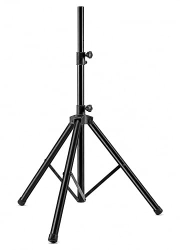Pyle Lautsprecherständer Speaker Stand Boxenstativ Höhenverstellbar Stabiler Boxen Ständer als Dreibein Stative Tripod Stativ für Surround Lautsprecher Bühnen Speaker & Studio Monitor Ständer