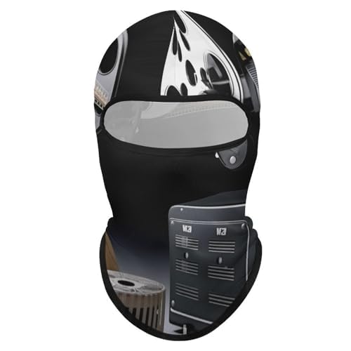 Balaclava Mask for Men Ski Mask for Women Projector Film Full Face Mask Face Cover for Cycling, 1, Style