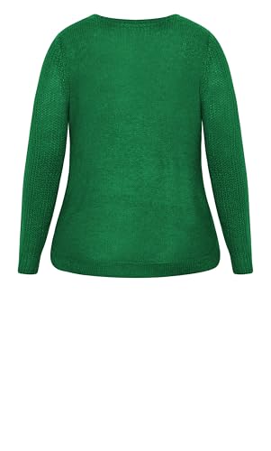 Image of Avenue Women's Cable Knit Full Sleeves Sweater
