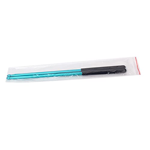 Baquetas Toddmomy de aleación de aluminio azul para práctica miniatura 1