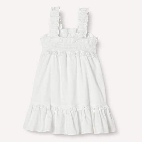 Image of Amazon Essentials Girls and Toddlers' 100% Cotton Smocked Tank Dress