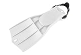 Apeks RK3 Military Rubber Fin with Adjustable Stainless Steel Spring Straps (White, Large)