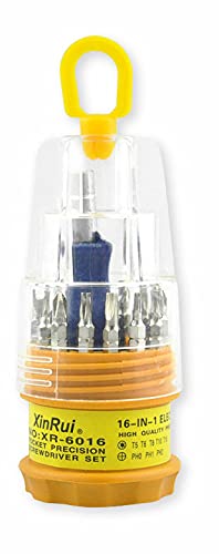 3NH Screwdriver set combination household hardware cross shaped detachable multi-purpose screwdriver multi-function repair tool (16-IN-1)