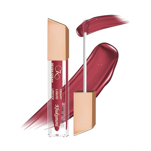 Image of Khukumoni Liquid Lipstick| Secret Crush Shade | Long Lasting Matte Finish | Waterproof & Smudge-Proof Lipstick for Women 5ml