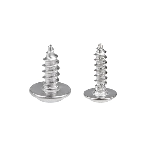 Tornillos Autorroscantes con Arandela 2x8mm y 3x8mm Acero Inoxidable 100pcs