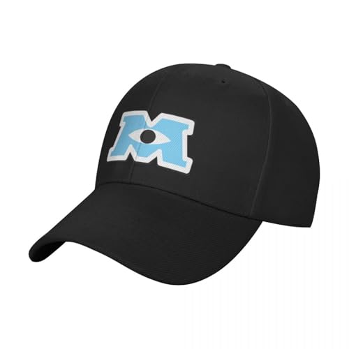 OOAXBEED Gorra de béisbol Monsters University Inc. Logo M Sun Rave Golf Mujer Hombre