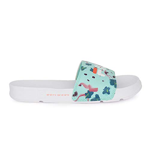 CHINELO FILA CHINELO Feminino AZUL CLARO/CORAL/BRANCO 37