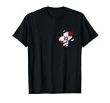 coat of arms republica dominicana pocket rip dominican flag maglietta