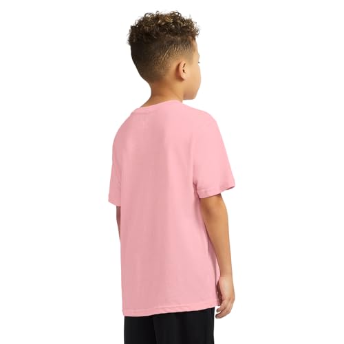 Image of Messi Boys' Lifestyle Short Sleeve T-Shirt, Slim-fit Graphic Tee, Cotton Blend Fabric