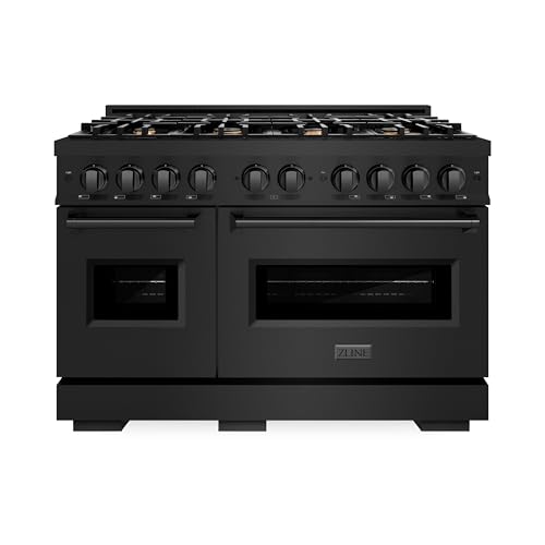 ZLINE 48 in. 6.7 cu. ft. Classic Double Oven Gas Range in