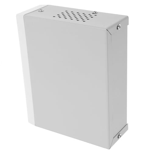 Hohopeti Caja Metálica para Proyecto Eléctrico 50x150x120 Mm Gris Paneles Delanteros y Traseros, Caja de Conexiones Resistente Intemperie para Uso Exterior en Proyectos Electrónicos