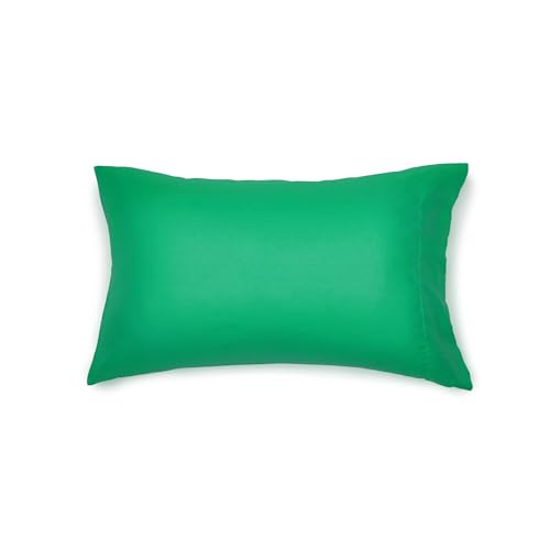 Image of Amazon Basics 5-Piece Soft Microfiber Kid's Bed-in-a-Bag Bedding Set, Twin, Green, Solid
