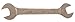 Ampco Safety Tools WO-10X13 Double Open Wrench, Non-Sparking, Non-Magnetic, Corrosion Resistant, 10 x 13 mm