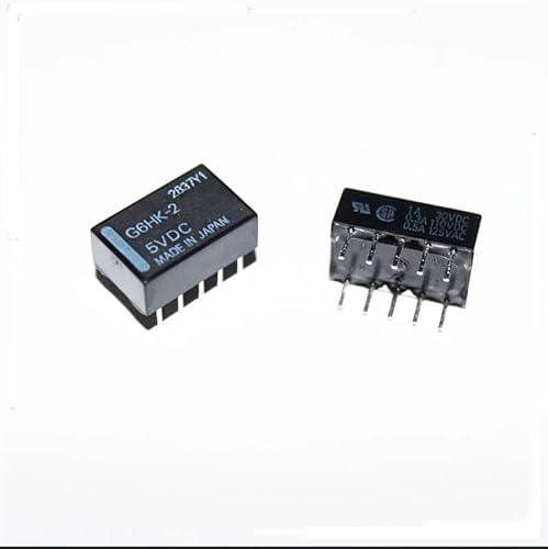 Relais G6HK-2 à double bobine pour une commutation stable 1A - 3