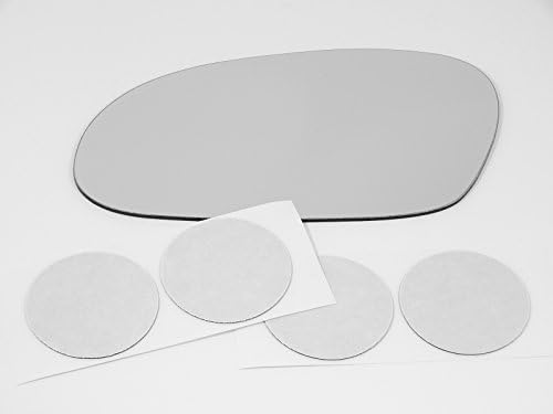 Fits 92-00 SC300, SC400, Left Driver Side, Mirror Glass Lens W/o Backing Plate, Comes with Adhesive, USA