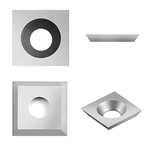 CDBP 11mm Square Straight Carbide Inserts for Woodturning, 11x11x2.0mm for Replacement Cutter Knives for Woodworking Roughing Tool, 3pcs, Silver 4 CDBP 11mm Square Straight Carbide Inserts for Woodturning, 11x11x2.0mm for Replacement Cutter Knives for Woodworking Roughing Tool, 3pcs, Silver - Image 4