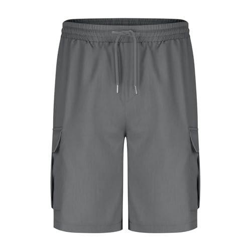 Pantalon cargo homme hiver gris de travail à coupe droite