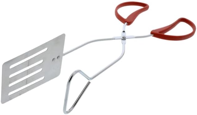 FLURISHINLIFE Barbecue Home Tong Spatula Turner Combo. Flipping Burgers, Steaks and Other Food Items Are Made Easy to Grip Flip. Stainless Steel. Great for BBQ Grill Parties Use., 16'':long (ATONG1)