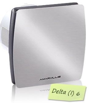 Amaryllis Bathroom Exhaust Fan 6 Inch Delta(I)-6 SS Finish