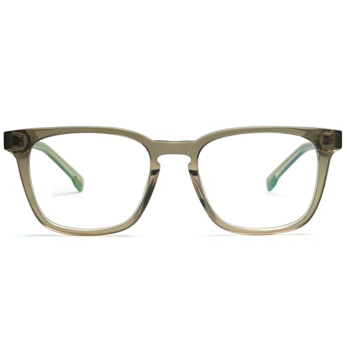 Image of Dollger Blue Light Blocking Glasses For Woman Men Square Rectangle Computer BlueLight Glasses Non-Prescription Glasses