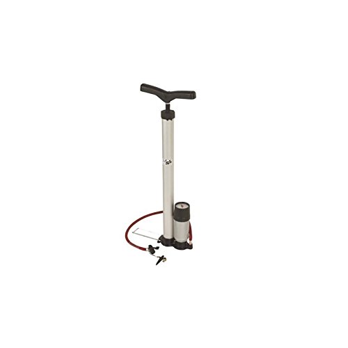 Preisvergleich Produktbild PEREL Fußpumpe mit Manometer 10bar AFP03