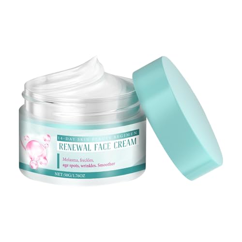 Crema facial hidratante, humectante ligero, loción diaria para el cuidado de la piel, aplicación fácil, 6.1x6.1x4.3cm, para todos los tipos de piel y cuidado antienvejecimiento