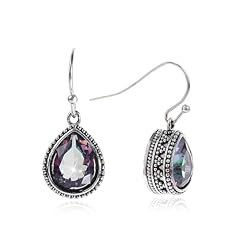 Colored water droplets