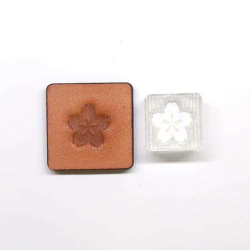 【スタンプフリーク】 アクリル刻印 AS009 「フラワー 花 桜」 レザークラフト (Mサイズ)の商品画像（Amazon）