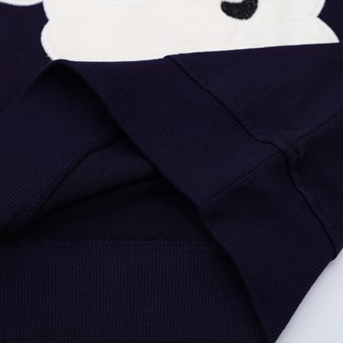 Image of HILEELANG Toddler Boy Sweatshirts Crewneck Long Sleeve Pullover Cotton Graphic Christmas Clothing
