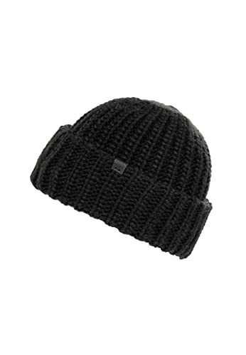 Bonnet pour femme en maille épaisse noire BICKLEY + MITCHELL élégant