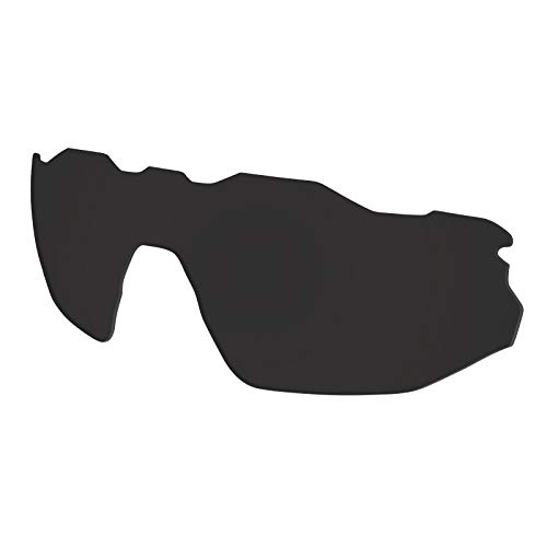 Image of Dark Black Radar EV Advancer Lenses & Earsocks Replacement for Oakley Sunglass OO9442 Polarized