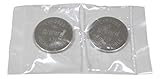 Coin Cell 2025 Rechargeable Battery, 3.7V 45mAh, Li-ion LIR2025 Battery/ 2pcs as a Set