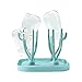 SONARIN Égouttoir Biberons avec Plateau Amovible,Égouttoir à Biberons Séchoir pour Biberons Sèche Biberons Supports de Séchage de Bouteilles pour Biberons Tétines Tasses et Accessoires(Bleu)
