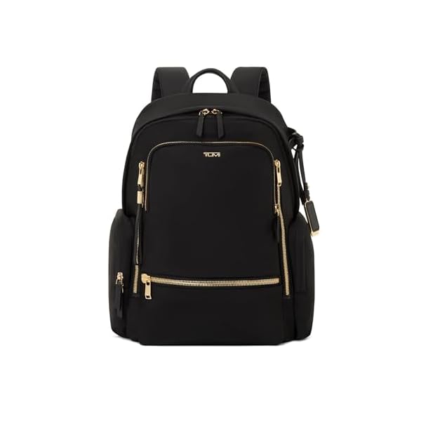 TUMI-Voyageur-Celina-Backpack-Travel-Backpack-for-Women-For-Business-Commute-Holds-Up-to-16-Laptop-Black-Gold-Hardware TUMI - Voyageur Celina Backpack - Travel Backpack for Women - For Business, Commute - Holds Up to 16" Laptop - Black & Gold Hardware