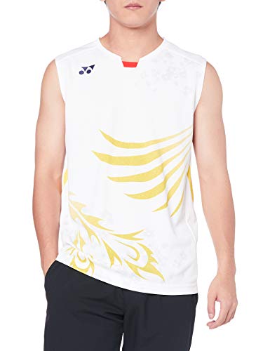 ノースリーブシャツ ゲームシャツ メンズ ホワイト 日本 SS