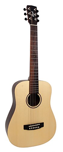 Cort Earth Mini Adirondack Guitare acoustique Naturel Pores Ouverts - Les Beatles, Paul McCartney, John Lennon, RIngo Starr, George Harrison Cort Earth Mini Adirondack Guitare acoustique Naturel Pores Ouverts