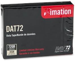 imation 1/8 inch Tape DDS DAT72 Data Cartridge CARTRIDGE,4MM,DAT72,36/72 P7112 (Pack of 5)